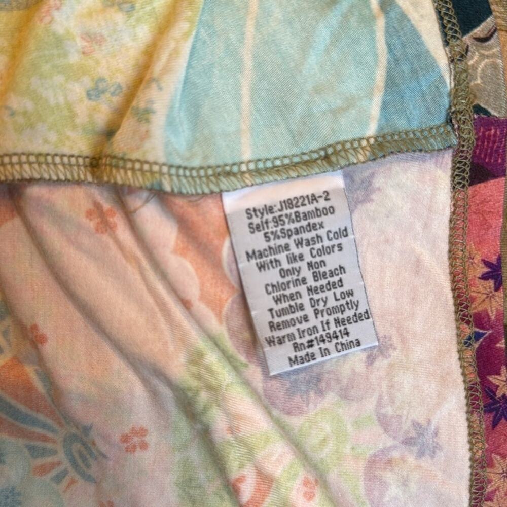 NWOT Johnny was Tokyo favorite bamboo long sleeve size S - Picture 9 of 9